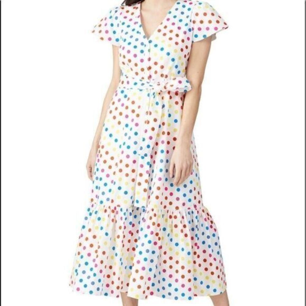 Color me Courtney dipping dot Minnie dress